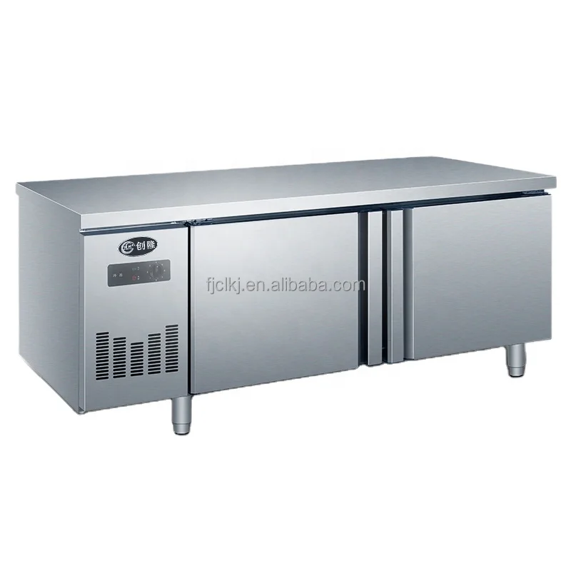 
Замораживание до пиццы 1,5 м под прилавок, Рабочий стол для кофейни, холодильник и морозильник 