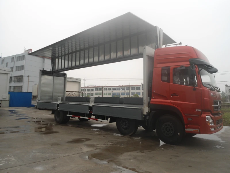 32-футовый алюминиевый крыльчатый фургон для тяжелого грузовика HINO FUSO ISUZU
