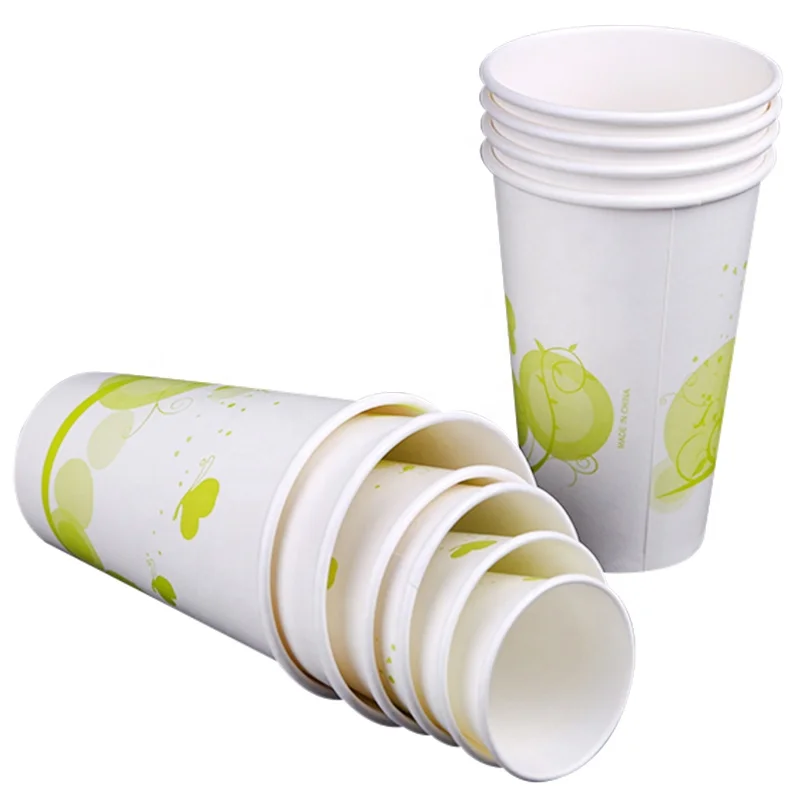 16Oz Beverage Paper Cup With Logo overall print high speed machine