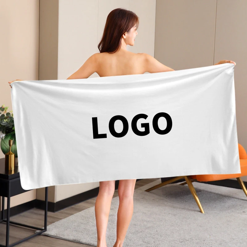 High Quality Wholesale 100 polyester towel Customized Premium Super Absorbent blank polyester beach towels