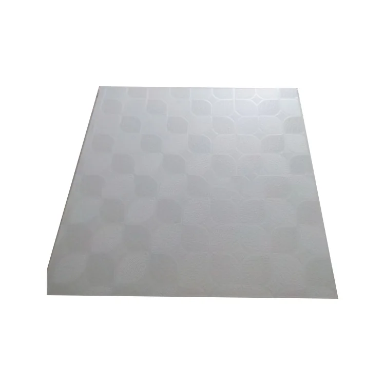 
Low Price 595X595X7-12.5Mm 60X60 Various Design Pvc Acoustic Laminated Vinyl Coated Gypsum Ceiling Tiles 