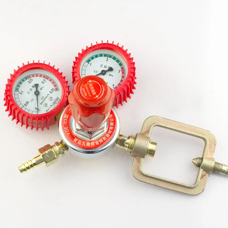Gas shielded welding acetylene meter two shielded welding instrument acetylene pressure reducing valve