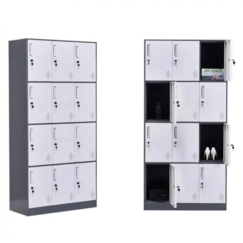 clothing storage 12 door metal gym locker