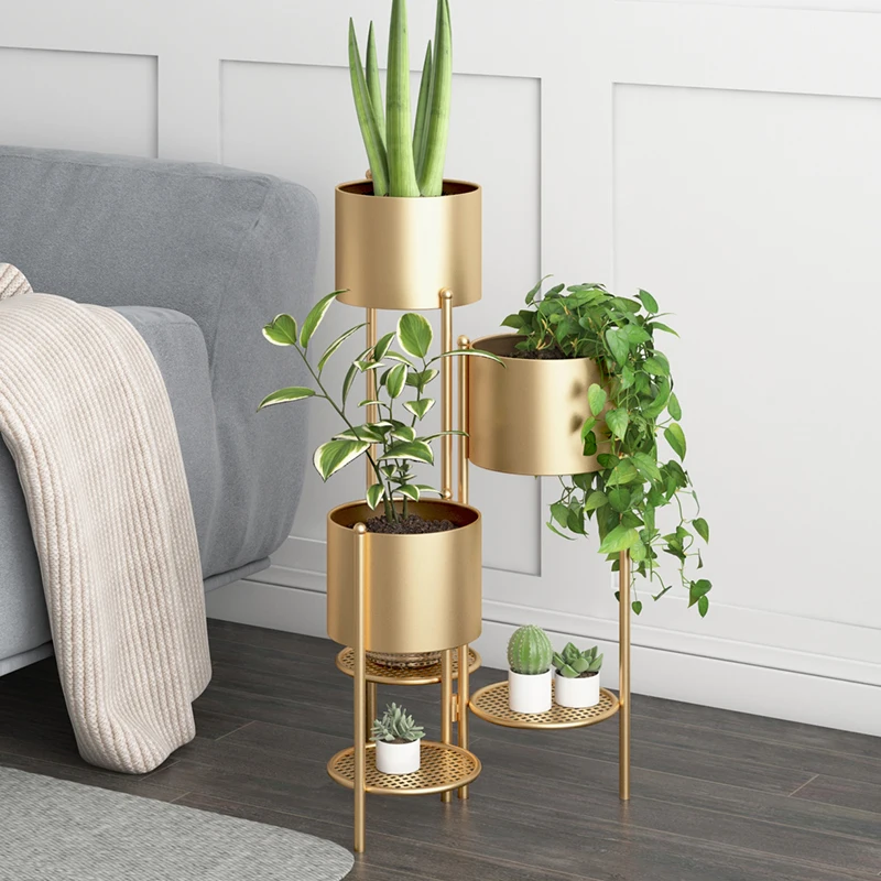 Nordic Creative Network White Shop Flower Stand Decoration Living Room Flower Pots Wall Hanging Planter