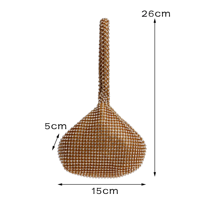 Sparkle metal evening clutch for women high quality clutches customize luxury dinner bag diamond crossbody bag rhinestone bags