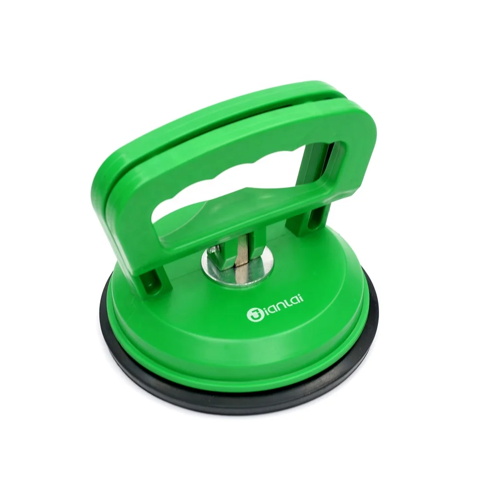 Factory Direct Sale Movable Glass Holder Suction Cups Single Claws Rubber Plate Manual Vacuum ABS Plastic Glass Sucker