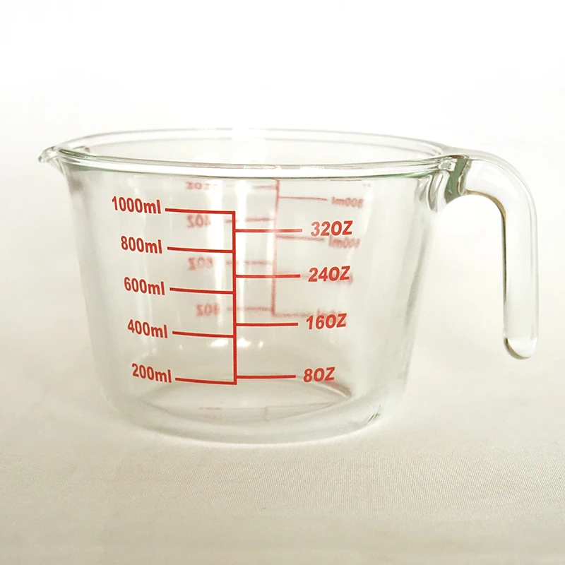 250ml 500ml 1000ml Coffee Making Measuring Glass Pot