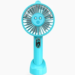 Good Selling factory Portable Water Spray Mist Fan Electric USB Rechargeable Hand Mini Fan with Built-in Battery