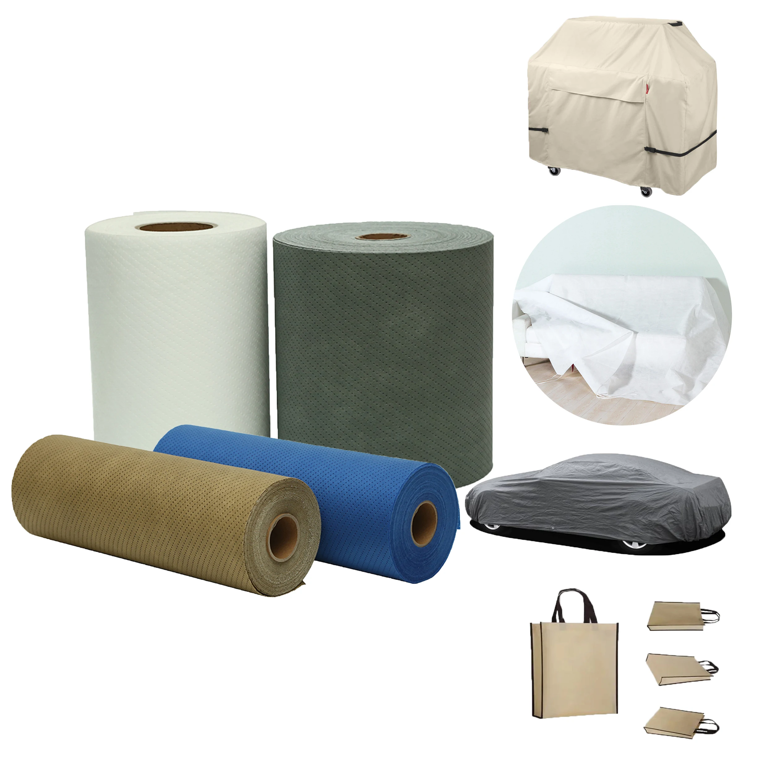 PP Spunbond Non woven fabric Polypropylene SSS SMS nonwoven fabric for pocket spring sofa cover mattress sms non woven fabric