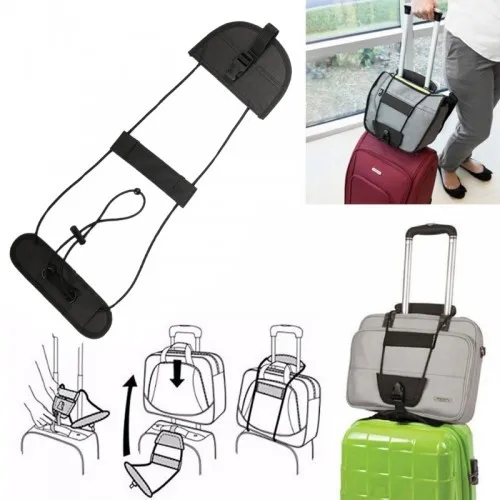 2022 amazon Elastic Luggage Strap for Small Laptop Bag Case Travel Accessories Bag Bungee Adjustable Belt
