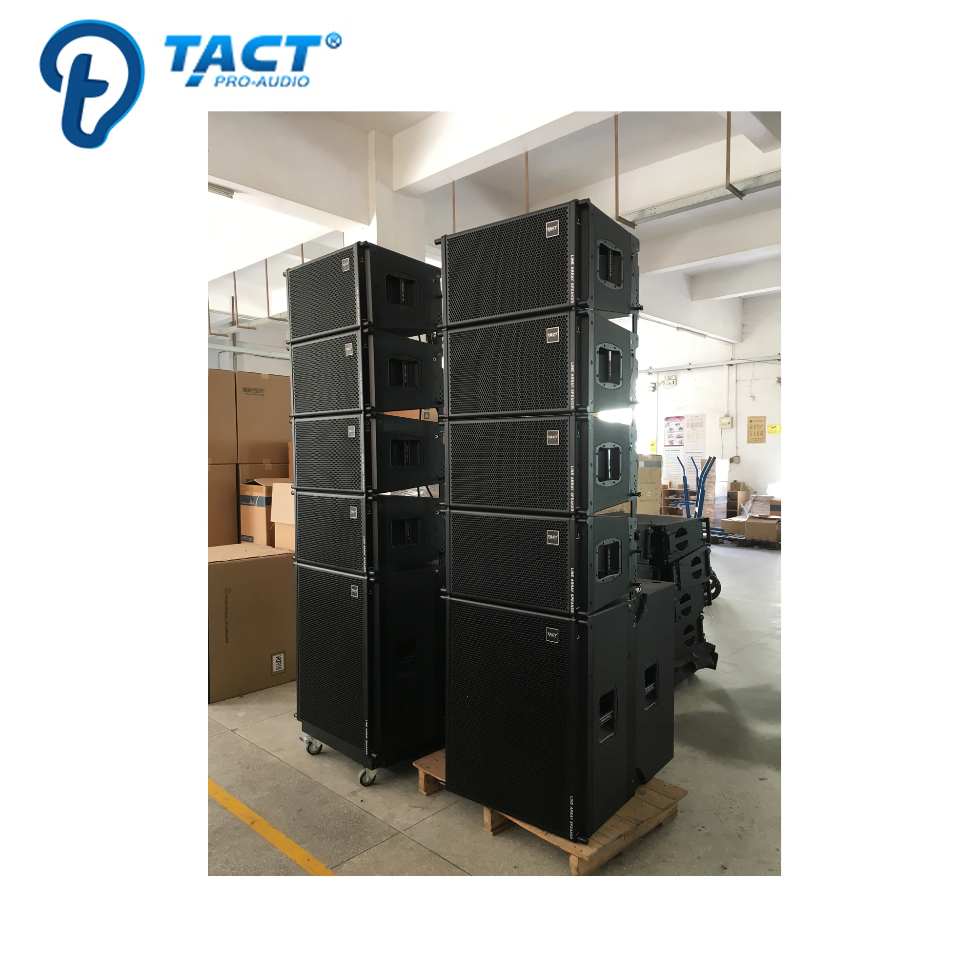 Professional line array powered speakers 12 inch stage equipment