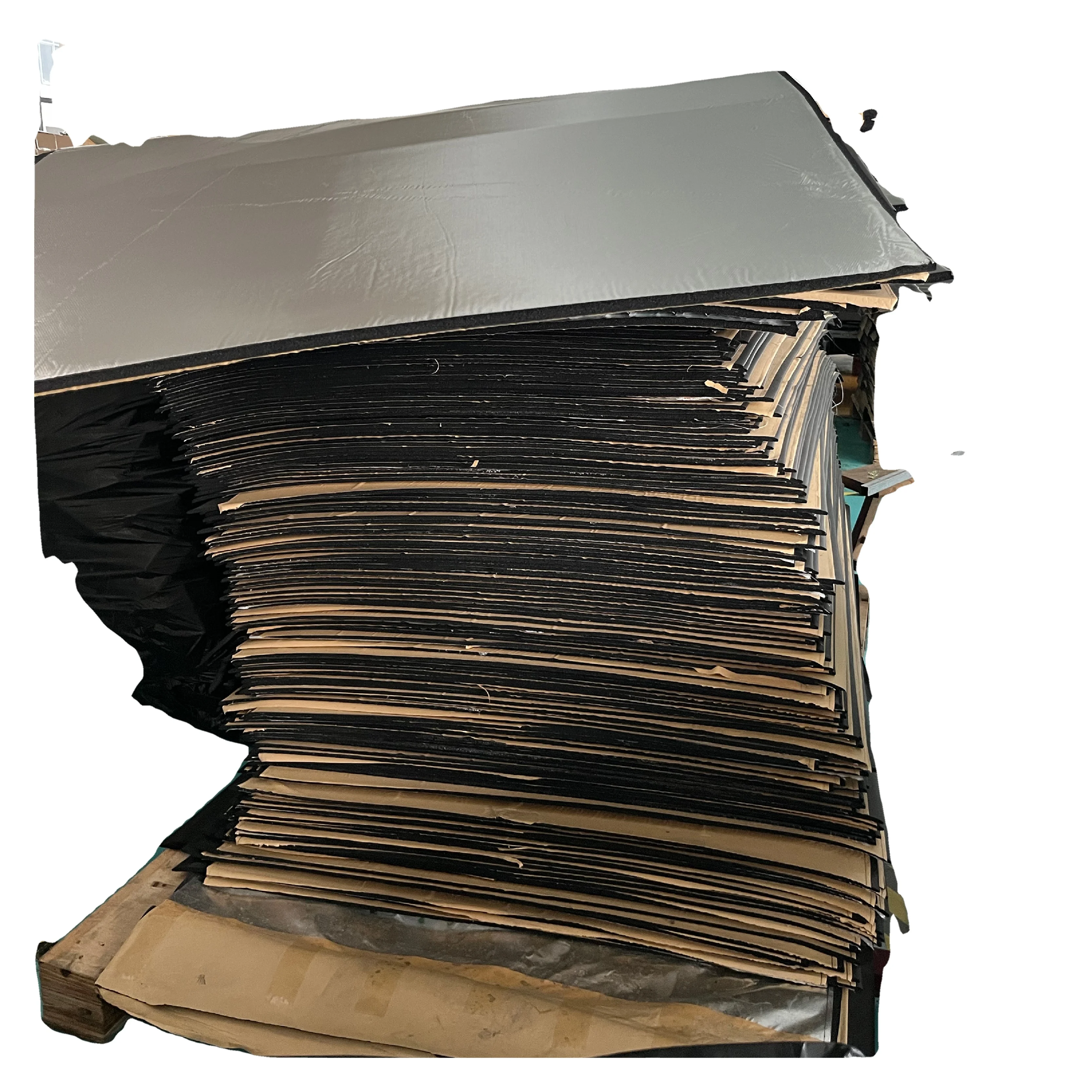 One side open cell soundproof rubber foam