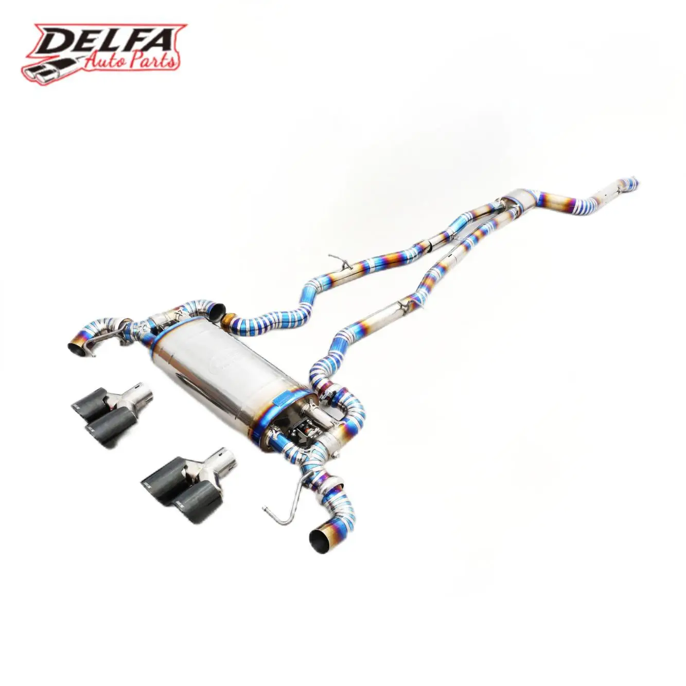 Выпускная труба для выхлопной трубы Delfa Catback BMW 540/540i 3 0 Т 2017-2023 из титанового сплава глушитель системы