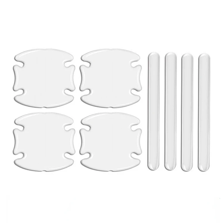 ZY OEM Logo Factory Wholesale 4pcs Car Door Handle Anti Scratch Protector Car Door Bowl Protector Sticker