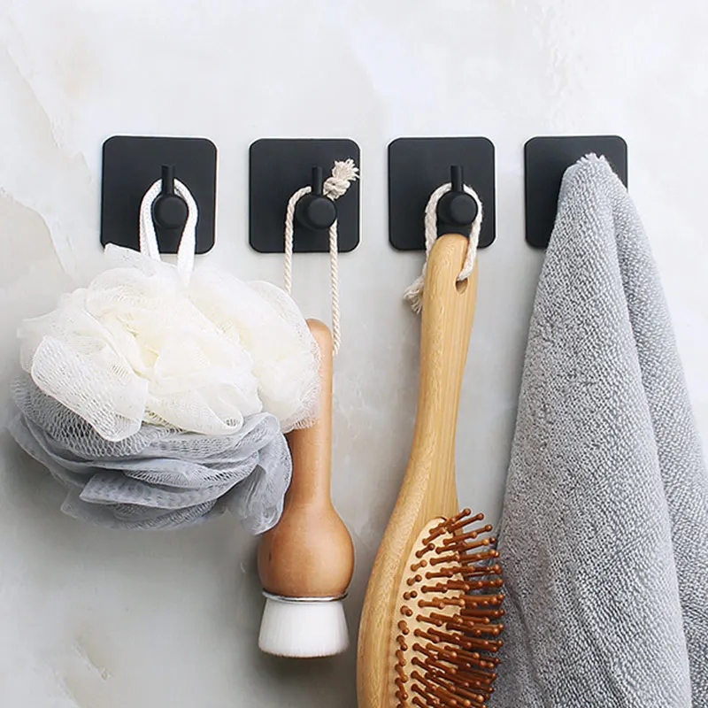 Sanga Custom Self 3M Strong Adhesive Kitchen Towel Hooks Bathroom Stick On Wall Stainless Steel 304 Hooks