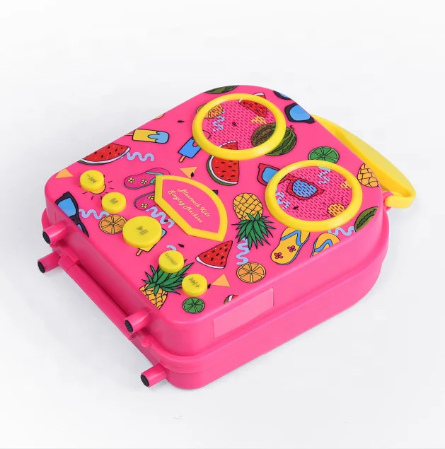 Affordable Portable Mini Speaker Advanced music sets Portable Wireless Electronic Speaker kids karaoke machine with 1 mic