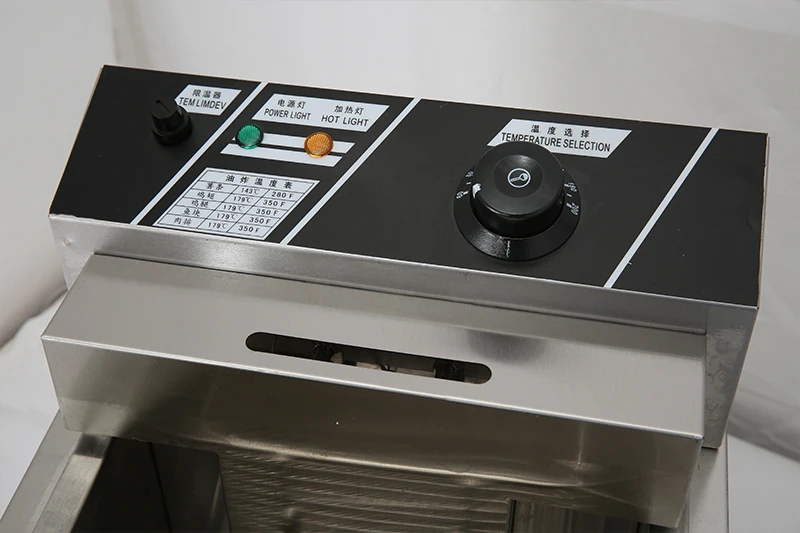 Fuqi Automatic Fryer Chicken Machine Commercial 12.5L Chicken Deep Fryer Commercial Single Tank Potato Chips Fryer