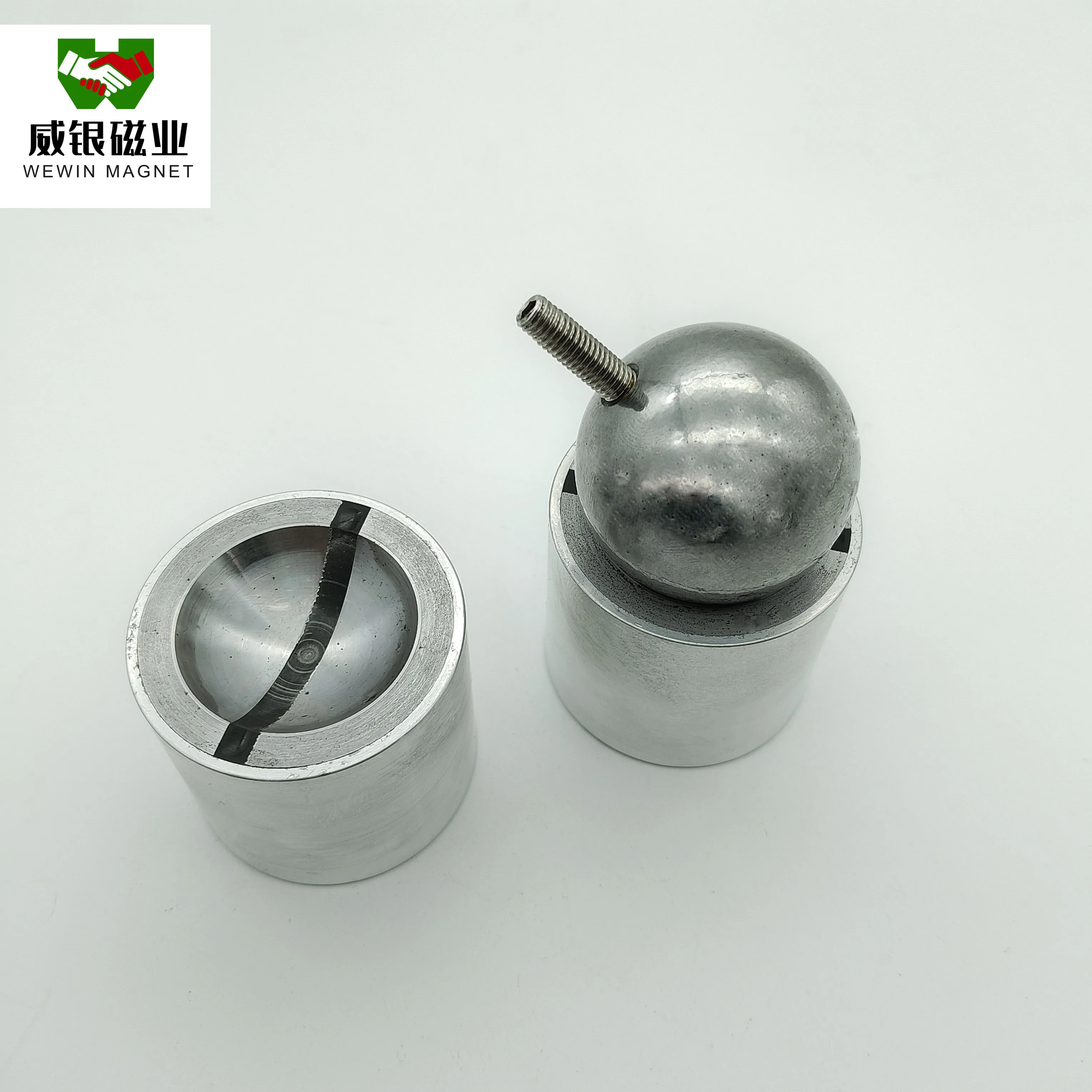 super strong  neodymium ndfeb magnetic ball joint for LED sign board wall light