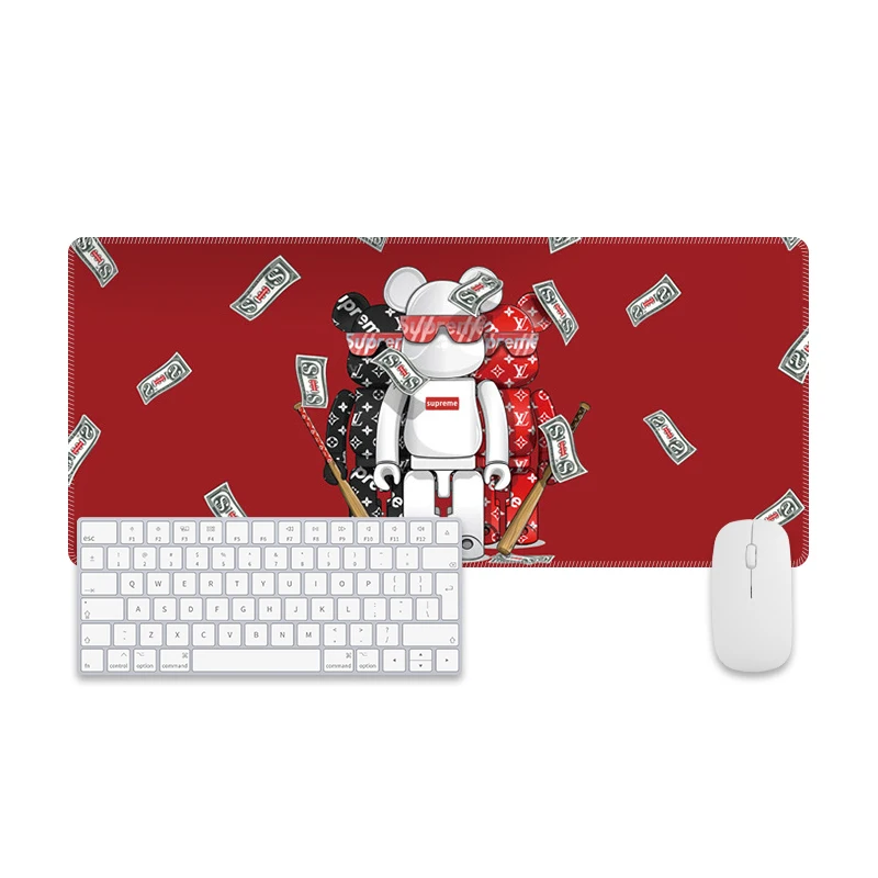 Low price Manufacturer quality mouse pad XXL Large size Bearbrick custom mouse pads