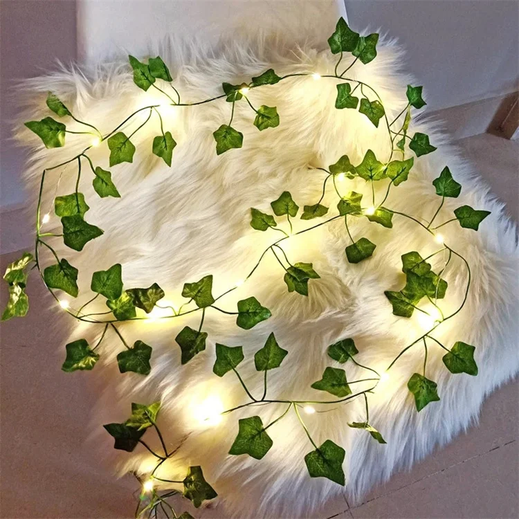 Vine Hanging Garland Foliage Flowers Artificial Ivy Leaf Plants for Home Garden Office Wedding Wall Decor