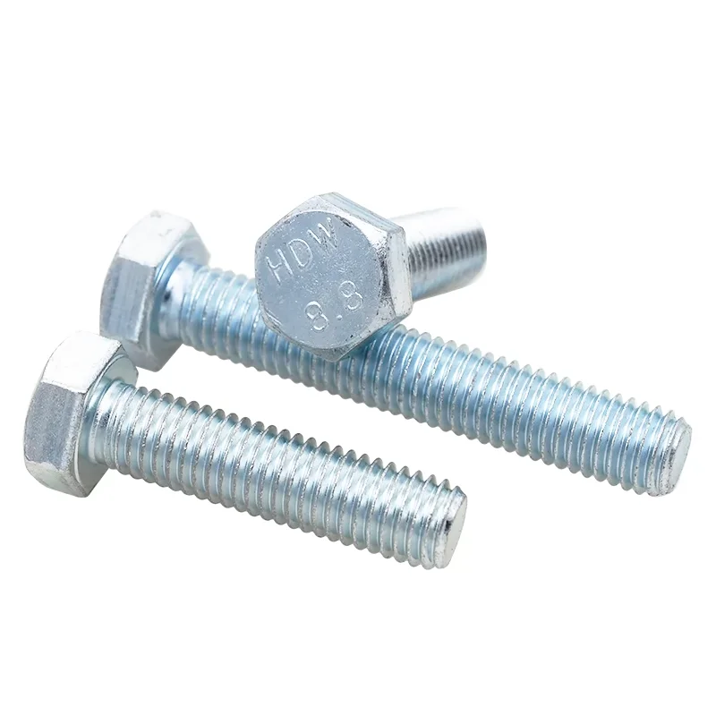 Gi Hex Bolt Ms Tensile 8.8 10.9 Class 1/4-20 7/16-14 3/4 Inch Size Hexagon Hex head Bolt 3/4 Astm