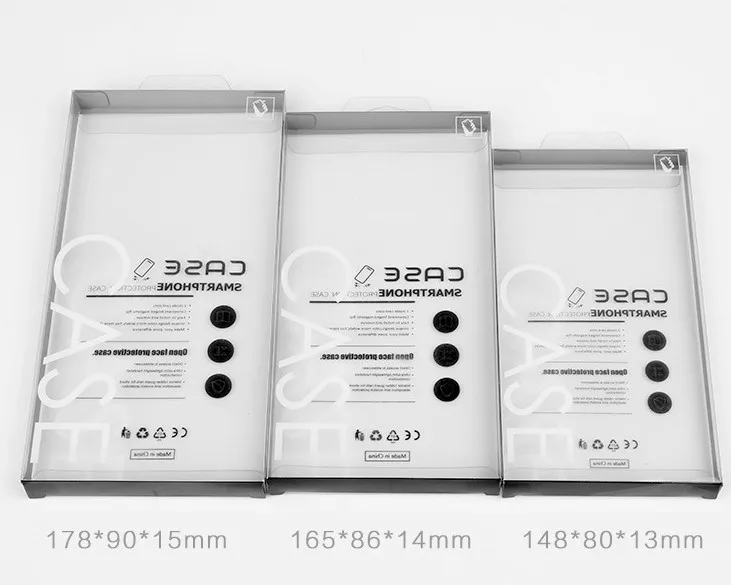 General pvc packaging electronic products phone case package box 5.5inch plastic box