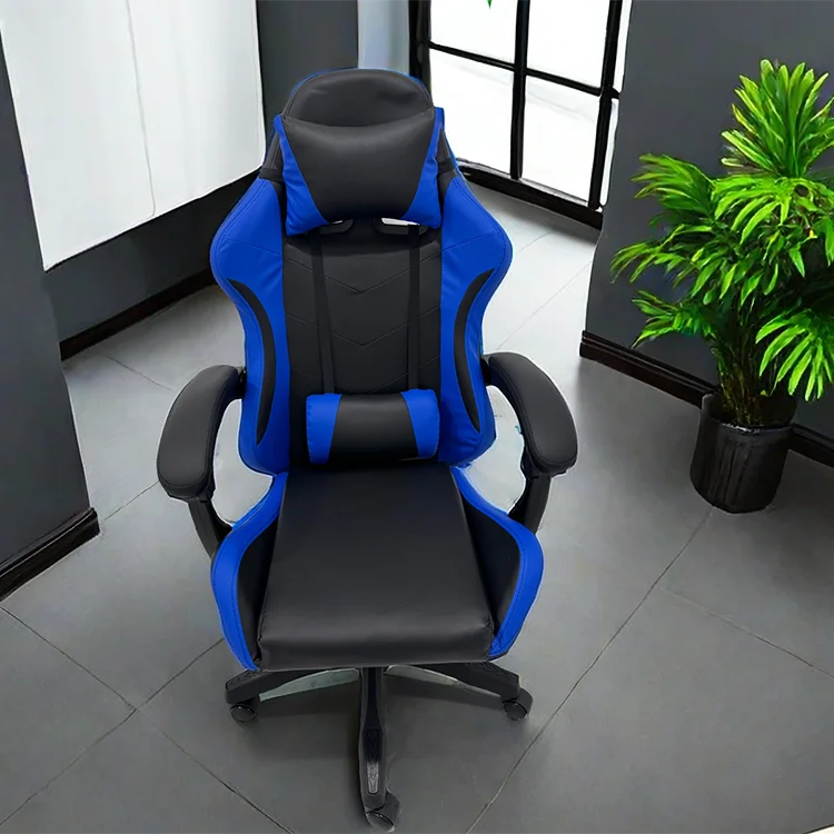 High Quality Small Size PVC/PU Leather Teenager Children Play Chair Customized Sky Blue Color Children Gaming Chairs