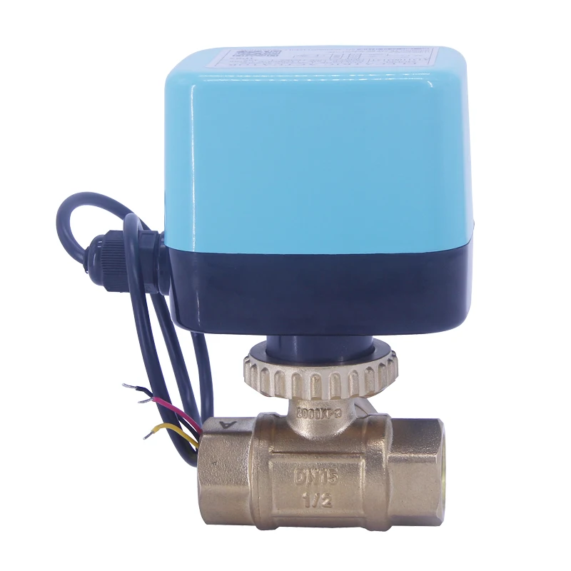 3 способа 12v/24v электрический духовой дерево ходовой шаровой кран центральный воздушный моторизованный клапан с пружинным возвратом