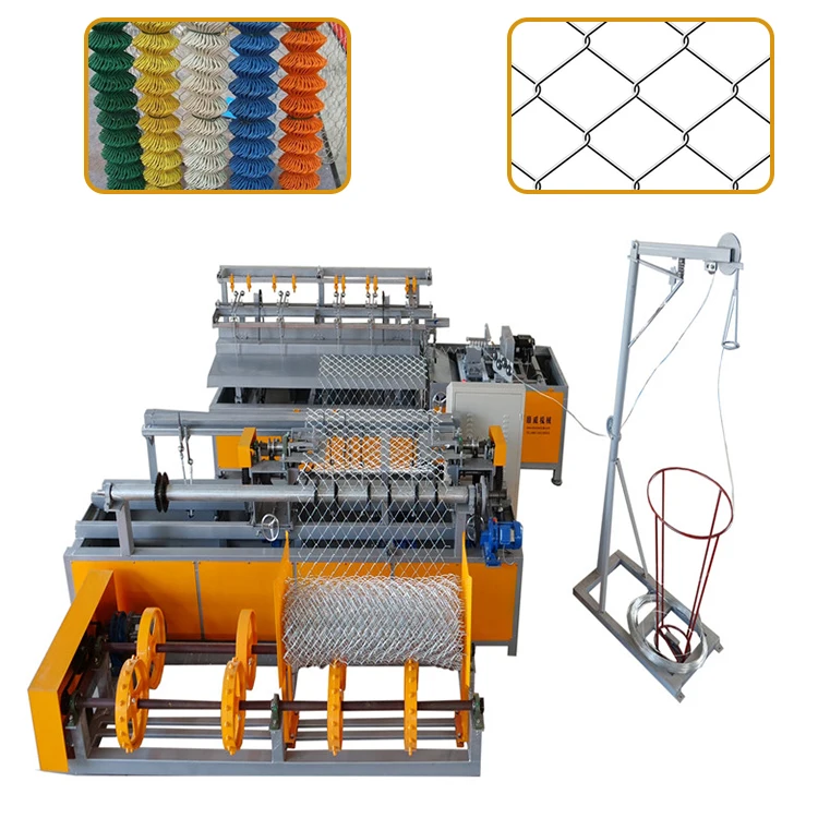 Automatic  stainless steel wire mesh chain link fence making machine