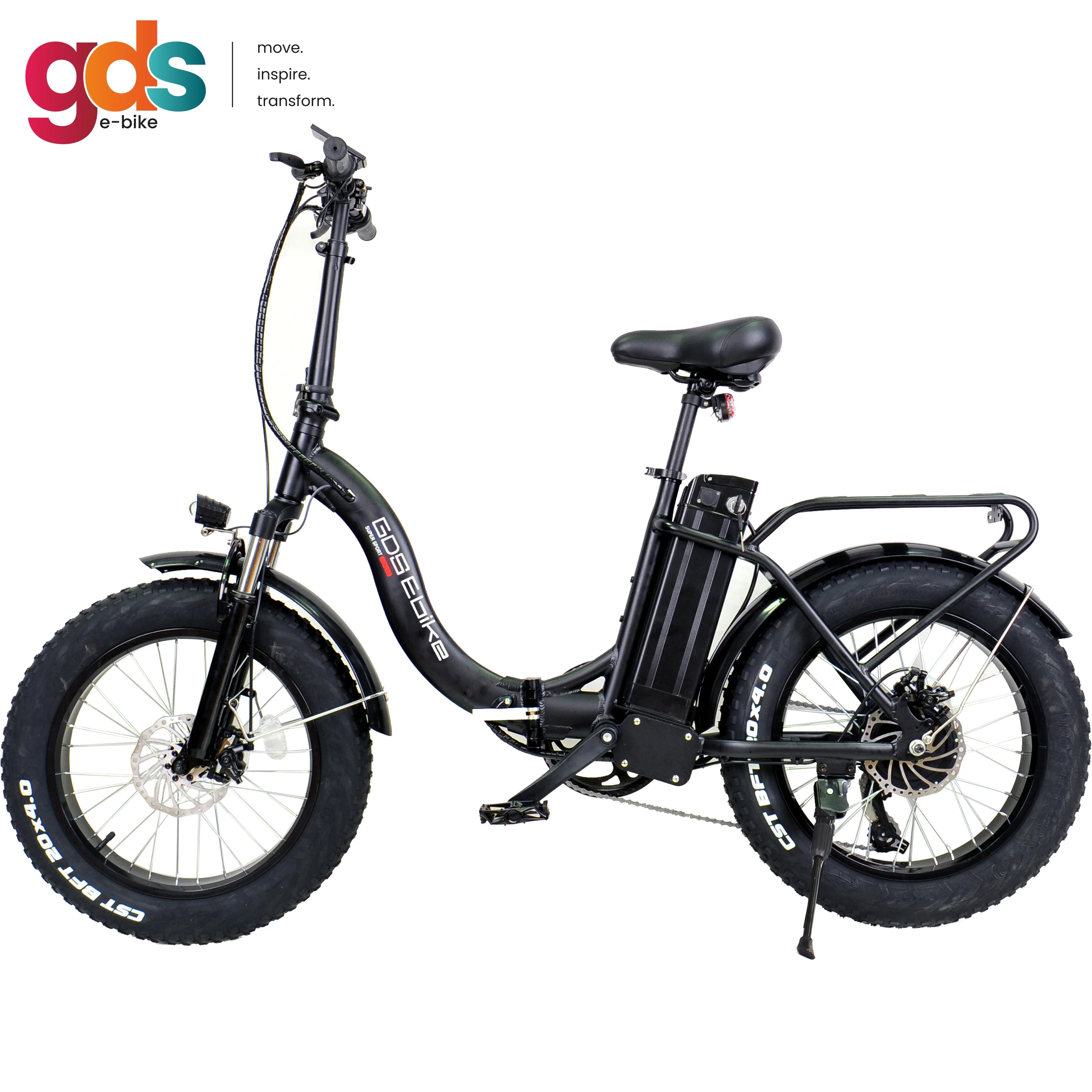 China GSD folding e bike F032 electric bike 350W  LCD display ebike