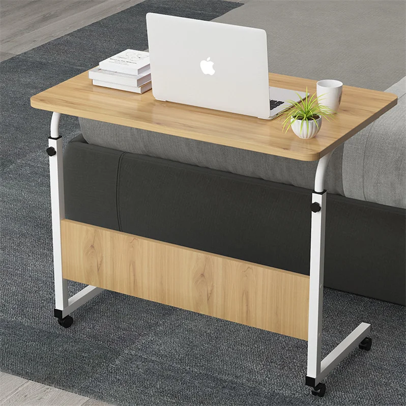 Study Desk Removable Height Adjust Lazy Bedside Laptop Desk Computer Coffee Food Corner Movable Table