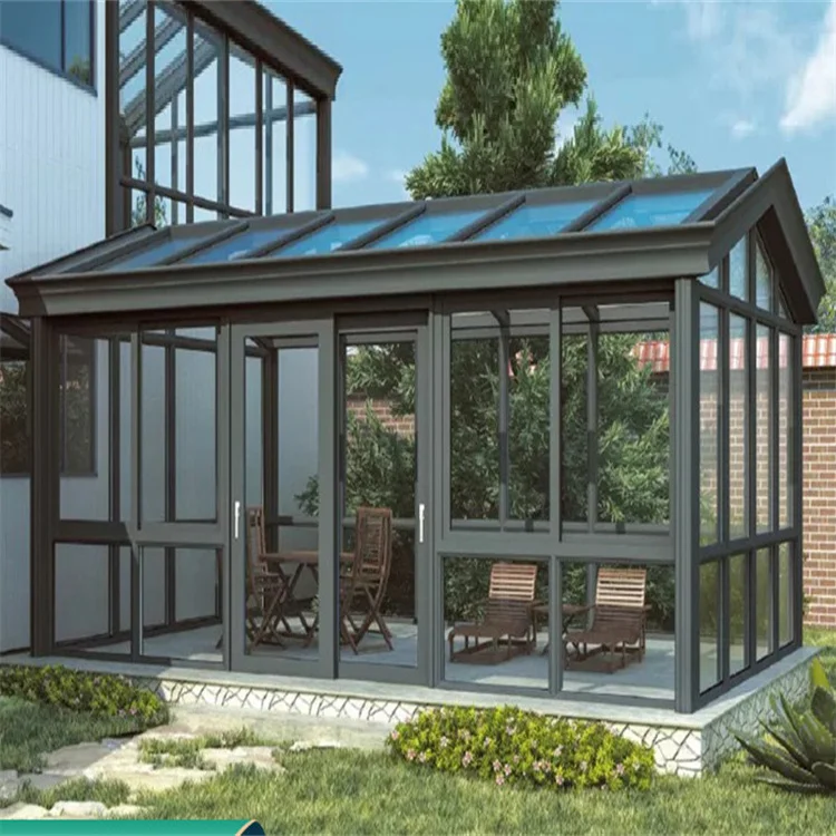 DTOP NFRC CE ROHS Solai and Glass Houses Commercial Conservatory House Garden Outdoor for Garden House