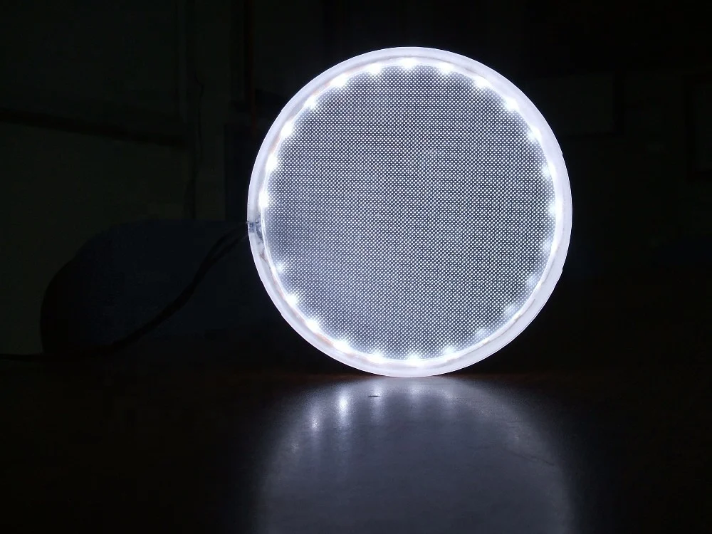 Edgelight Pattern Curved Led Signs Acrylic Base Light Guide Plate Super Bright Ultra Thin Led Panel Light CE UL Approved