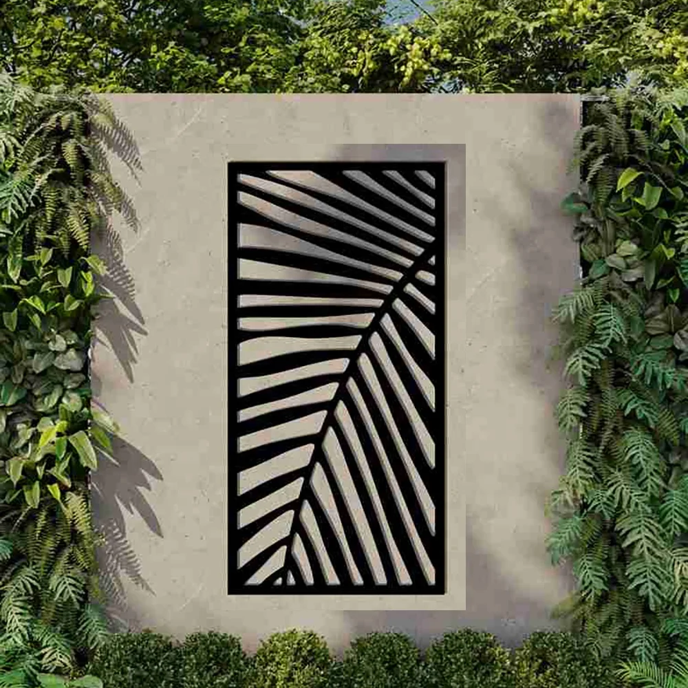 8ft Tall Aluminum Yard Fence with Wpc Cover Black Horizontal Privacy Screen No Dig Multi-Functional Ideas for Estate Gates