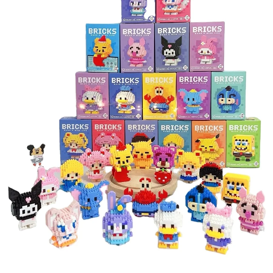 Оптовая продажа милые фигурки Kulomis Cinnamonolls игрушки детские подарки День матери Мультяшные Цветочные Фигуры строительные блоки