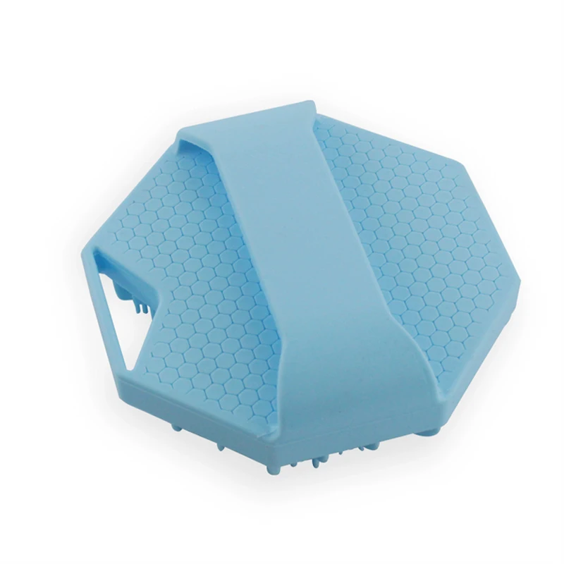 Body Scrubber Mitt Premium Exfoliating Silicone Bathing Pad Natural Shower and Bath Brush