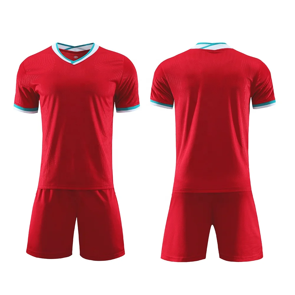 Soccer Uniform With Set Sublimation Sportswear Wholesale Custom Soccer Jersey For Men Football Shirt Suit Jersey Soccer Wear Vie