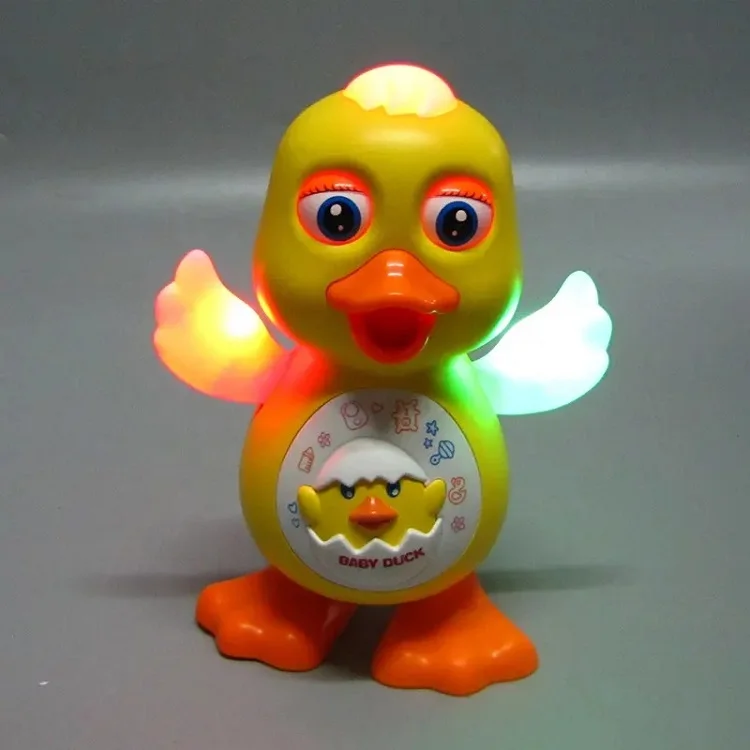 Hot-selling Cute Cartoon Electronic Pets Duck Dancing Toy for Kids