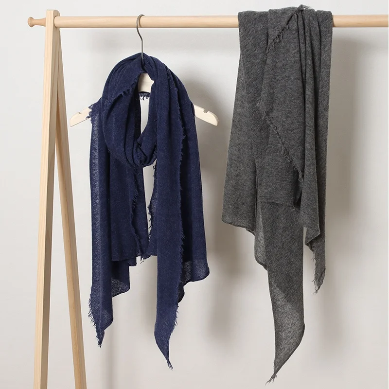 Best selling factory wholesale autumn winter fashion premium cashmere scarf women knitted