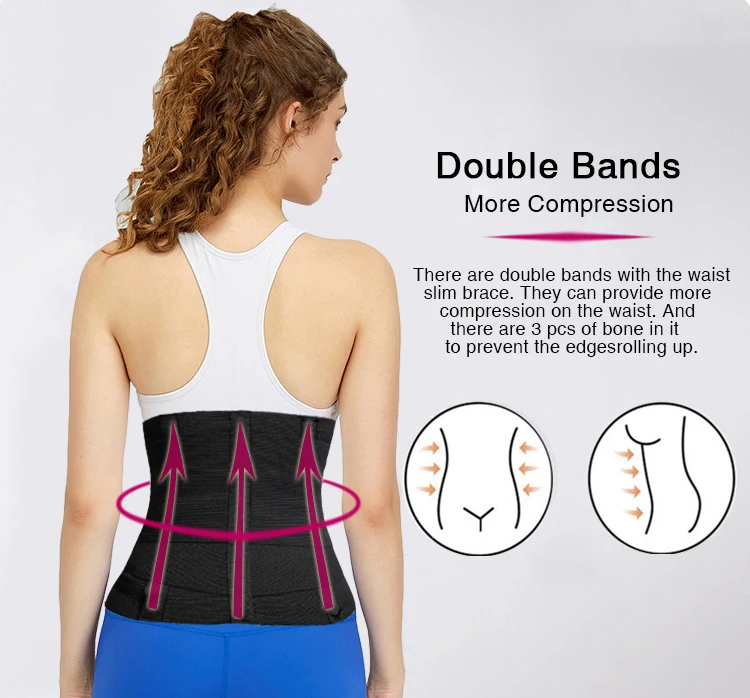 Waist Trainer Women Slimming Sheath Snatch Me Up Bandage Wrap Body Shaper Tummy Shapewear Trimmer Belt Corset Top Stretch Bands