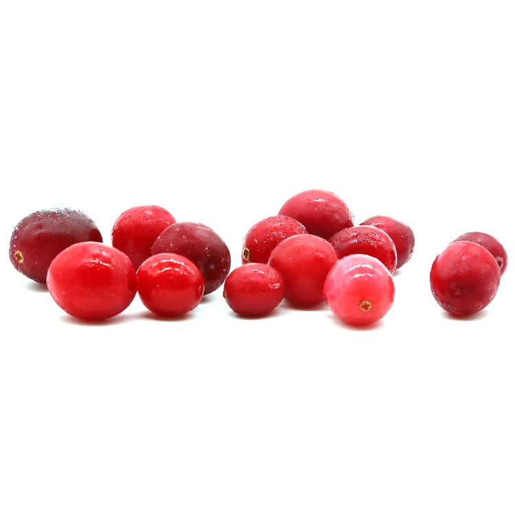 IQF Frozen sweet cranberries of high quality are available wholesale and retail
