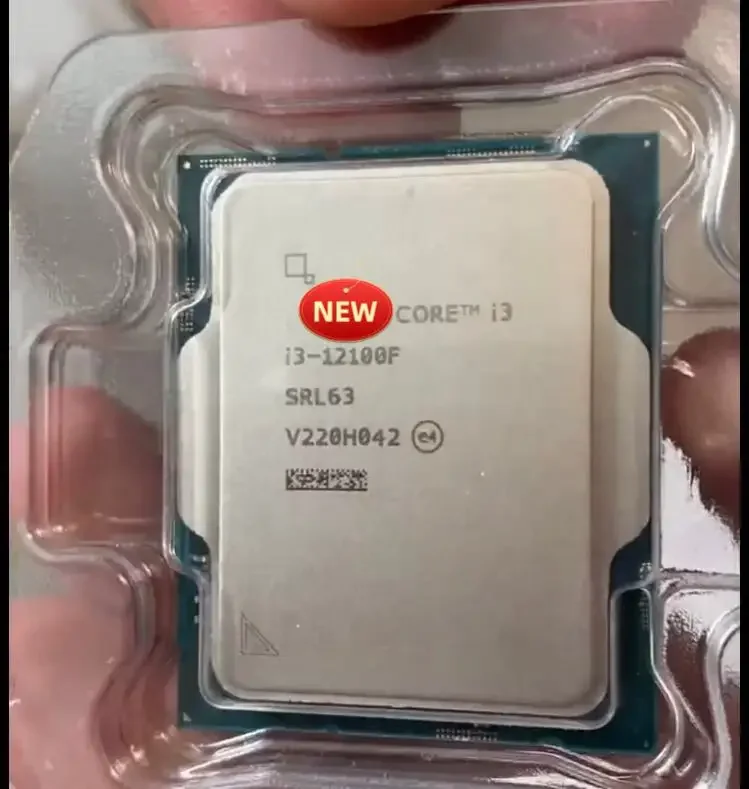 Wholesale Hot four Cores Intel Core I3 3.3GHz 10 nanometers 12MB 12100F CPU For Desktop