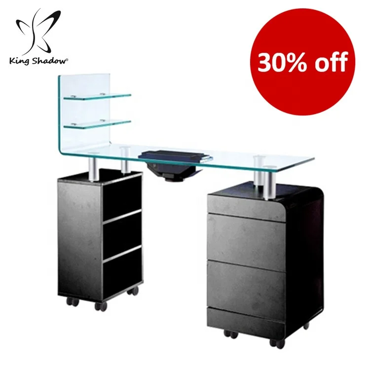 
King shadow beauty salon equipment and furniture nail salon furniture nail tables 