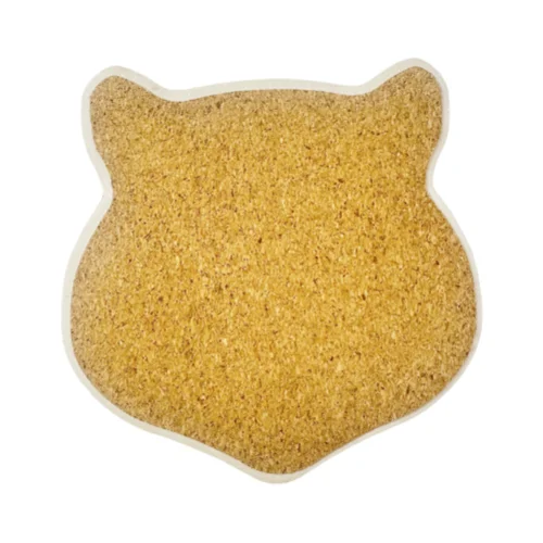 Wholesale Ceramic Coaster 3D Printing Cat Shape cork Eva Backing Custom Pattern Custom Logo Table Decoration