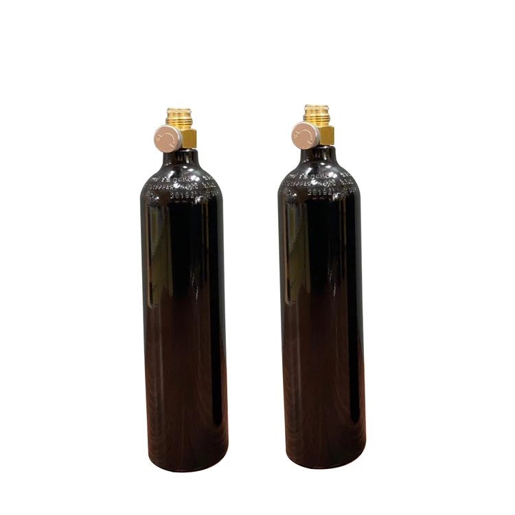 12 унций Прямая продажа с завода 0,5л алюминиевый цилиндр CO2 Пейнтбольный бак с клапаном ВКЛ/ВЫКЛ