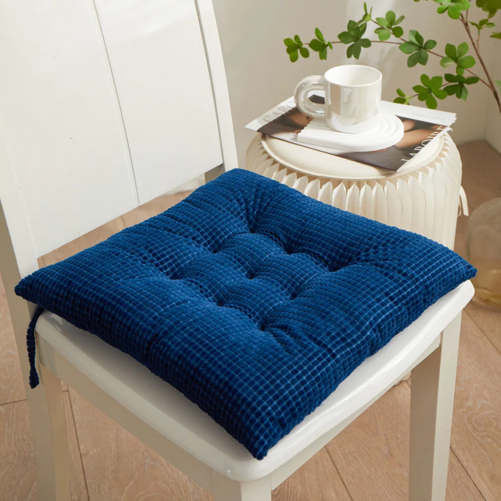 2023 Hot Sale Corduroy Square Cushion For Seating Chair Floor Solid Thick Office Chair Cushion