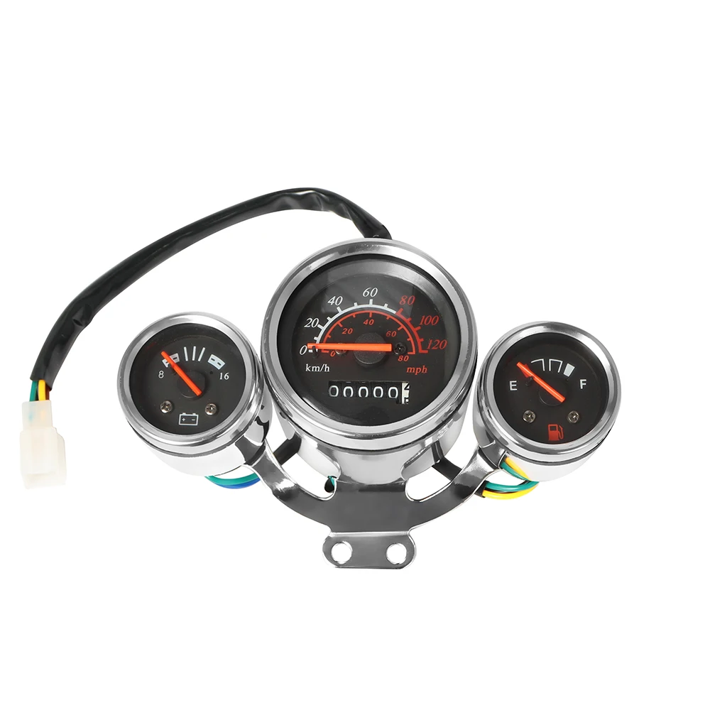 Motorcycle Instrument Digital Tachometer Speedometer Odometer Meter Gauge Kit Fits For Most Motorcycle Electric Motorcycle