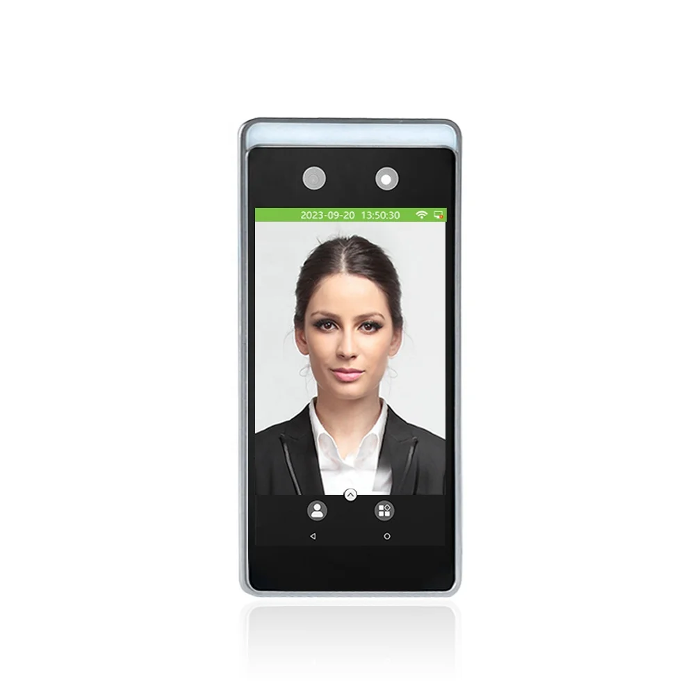 Visible Light SpeedFace Wireless Biometric Facial Recognition Time Attendance System Terminal Android System 4G/GPS/WIFI