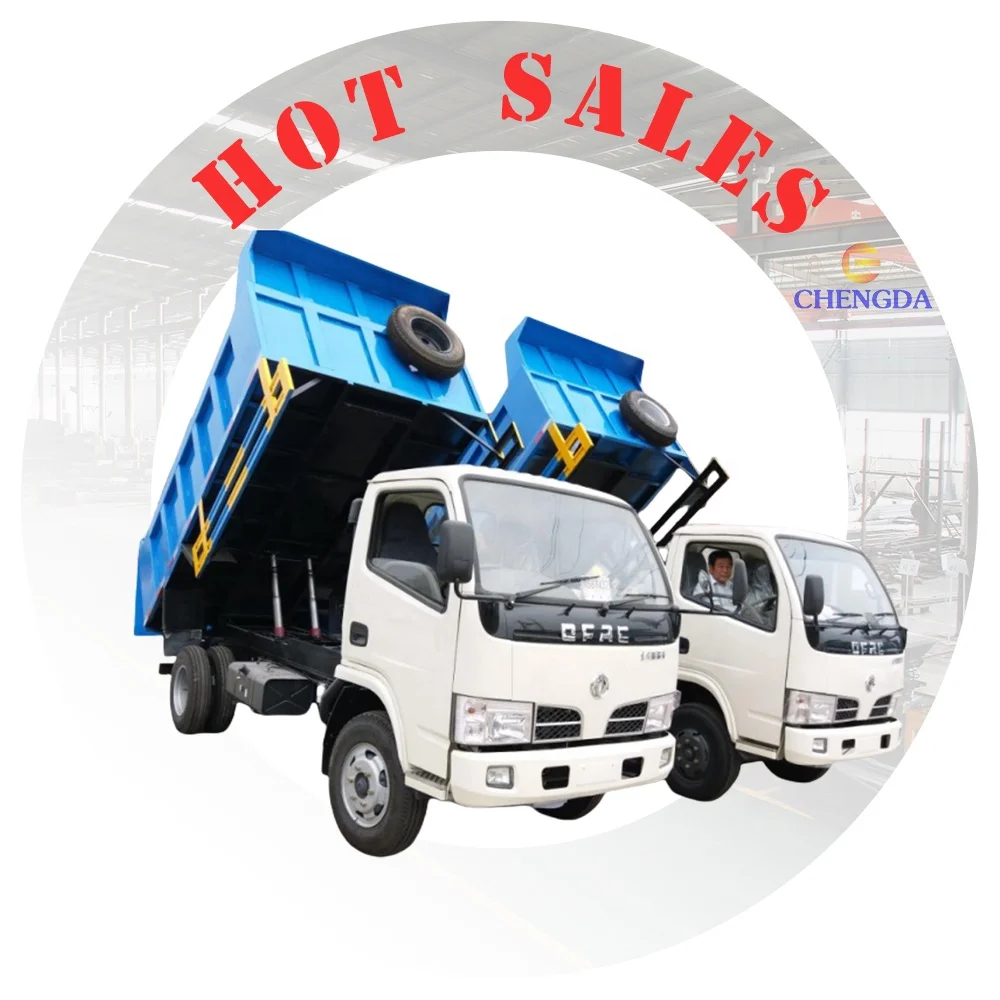 New 4*2 4*4 6 Wheels Dongfeng Howo Mini Light Dump Truck 3 5 7 Ton For Sale