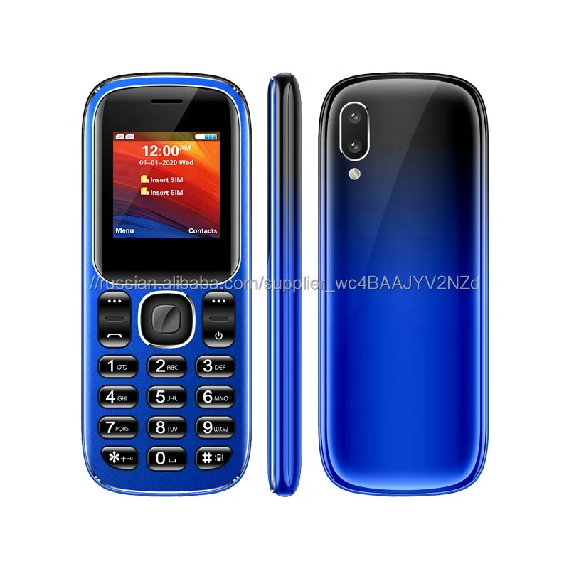 UNIWA KF002 1,54 дюймов двойная SIM цветная тонкая клавиатура мобильного телефона с BT дозвоном